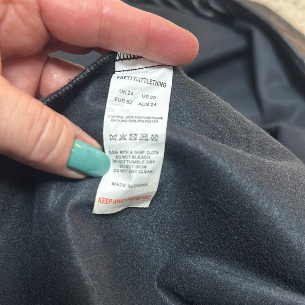 Leather Look Jacket - image 7